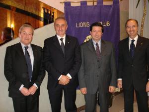 Nella foto: Michele Montecucco, Francesco Cerutti, Federico D’Andrea e il presidente Alberto Servini