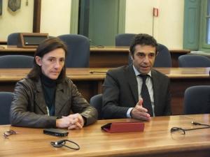 Milù Allegra e il presidente Matteo Besozzi