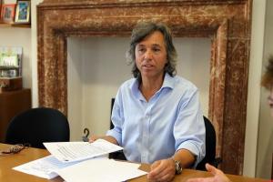 Il sindaco di Cerano Flavio Gatti