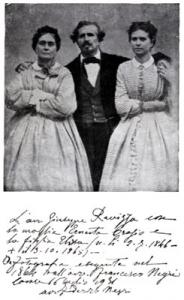 Giuseppe Ravizza con la moglie e la figlia in una foto dell'Ottocento (http://it.wikipedia.org/wiki/Giuseppe_Ravizza)