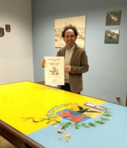 Giuliano Pacileo col nuovo "Tacuich da Cambra"