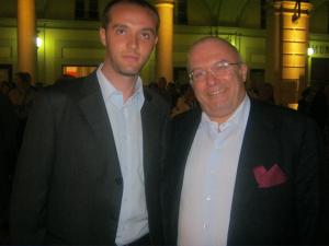 Storace con Binatti nel corso delle ultime Amministrative a Trecate