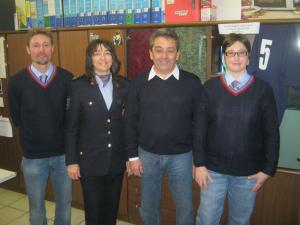 Piol, la comandante Medina, l'assessore Zeno e De Porcellinis