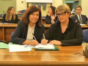 Anna Maria Mariani e Giovanna Quaglia