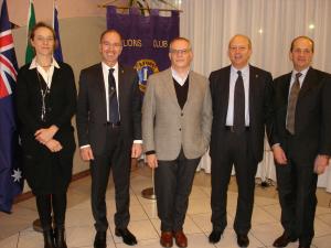 Da sinistra Paola Bellani, Alberto Servini, Stefano Casciani, Antonio Olivari e Giovanni Olivari