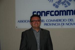 Il presidente di Ascom Trecate, Alberto Ferruta