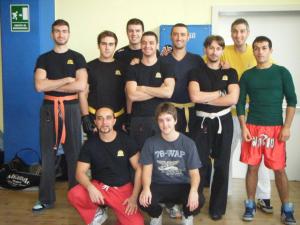 Il maestro Antonio Rufi e i suoi allievi che hanno partecipato allo stage