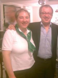 Barbara Bacchi e l'ex ministro Roberto Maroni