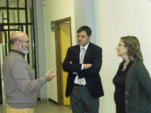 Il dirigente scolastico con Ballarè e Patti