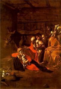 Michelangelo Merisi da Caravaggio - Adorazione dei pastori,1609.