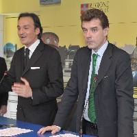 L'assessore regionale Cirio e il governatore Cota