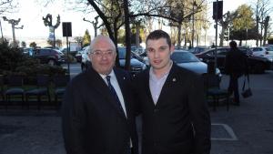 Il sen. Francesco Storace e Ivan De Grandis