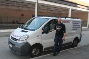 Antonio Tucci titolare della ditta Gas Calor di Trecate