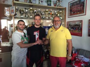 Nella foto Lorenzi, Resca e il presidente Giani