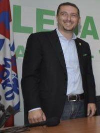 Luca Bona, segretario provinciale della Lega Nord