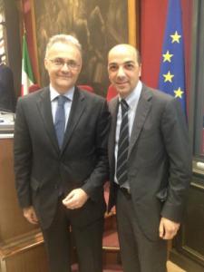 Il ministro Mauro e l'on. Nastri