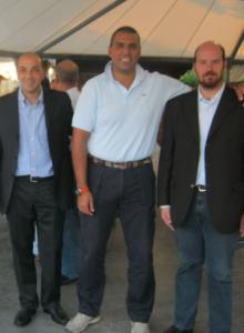 L'on. Gaetano Nastri, Daniele Andretta e Marcello Gambaro