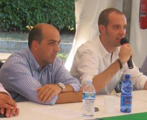 l'on. Gaetano Nastri e Federico Binatti, il nuovo vice coordinatore vicario del Pdl
