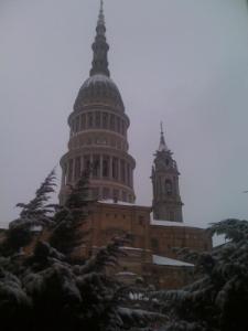 La cupola imbiancata (foto di Roberto Paci Durante)