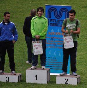 Podio dei 300 m: 1° Danesini Paolo, 2° Bertolone Gualtiero e 3° Barbero Luca