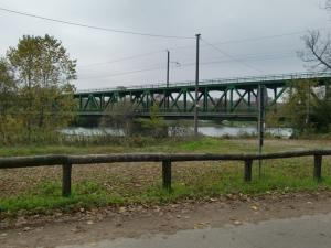 Il ponte di ferro tra Galliate e Turbigo