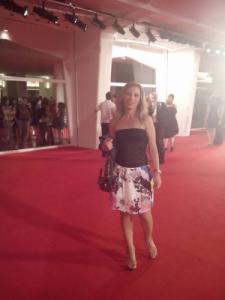 Simona Giaquinto sul red carpet di Venezia 2014