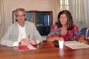 Il presidente Sozzani e l'assessore Mariani